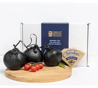 Shorrocks Traditional Lancashire Cheese Black Bomb x 3 with Orkney oatcakes