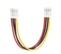 Short 15CM Floppys Drive Power Cord 4Pin Female Connectors High Elasticity Insulation Gold Plateds Contacts High Flexibility Floppys Drive Power Wire