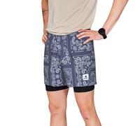Short 2 in 1 Saysky Pace 5" Bleu S