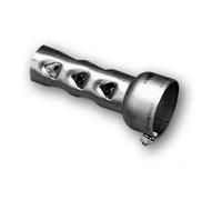 Short 4" Steel Exhaust Baffle for 50mm/2" Motorcycle Drag Pipes (Baffle O.D. 47mm)