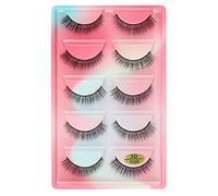 Short 5 Pairs Of Dense Eyelash Occidental Eyetail Lengthened Half Eye Dense Eyelash Easy