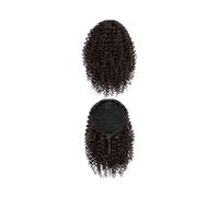 Short Afro Kinky Curly Pony tail Hair Piece for African Ponytails Extension Synthetic Afro Ponytail for Women Hair Extension for Daily Use(4)