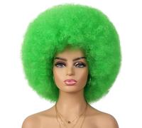 Short Afro Kinky Curly Wig Fluffy Synthetic Hair for Costume and Cosplay 10 Inch Glueless Wigs for Black Women
