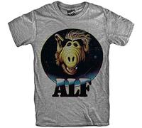 Short ALF T Shirt Alien Lite FM TV Serie Retro 80er Vintage Grey M