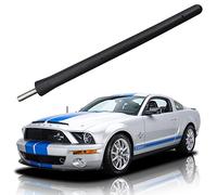 Short Antenna for Ford Mustang (1979-2009) Radio Premium Reception - 6 3/4 Inch Car Wash Proof, Internal Copper Coil Antenna Mast Replacement
