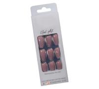 Short Artificial Nails - Resin for Pressure Nails | Lightweight Removable Nail Tips for Women and Girls | Natural Manicure Tips for Everyday Life, Party, Home, Salon