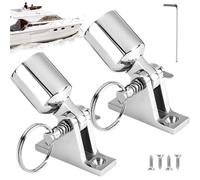 Short Assembly Bridge Hinge - Quick Release Bridge Hinge | 2 Pairs Top Hardware Boat with Quick Release Pin | Installation Tools, For Fixing