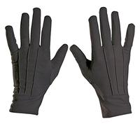 Short Black Short Spandex & Velvet Gloves for Fancy Dress Costumes Accessory