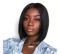 Short Bob Wig for Women,Soft Straight Bob Wig Natural Look Blonde Bob Wig Short Hair Wigs Layered Wig Synthetic Straight Wig Neon Fancy Dress Accessory Cosplay Party Wig Halloween Decorations