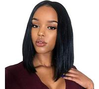 Short Bob Wig for Women,Straight Bob Wig Natural Look Blonde Bob Wig Short Hair Wigs Layered Wig Bob Style Synthetic Heat Resistant Bob Wigs for Everyday Use, Cosplay Halloween Decorations
