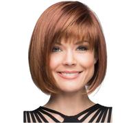 Short Bob Wig for Women,Women Short Straight Natural Looking Synthetic Hair Wig Short Hair Wigs Layered Wig Synthetic Straight Wig for Everyday Use, Cosplay Halloween Decorations