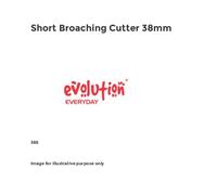 Short Broaching Cutter 38mm EVLHT38S