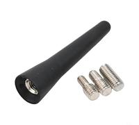Short Car Antenna 2 5 Inch FM AM with Screws 6 5cm Length Compatible with Various Vehicle Models for Stable Radio Reception