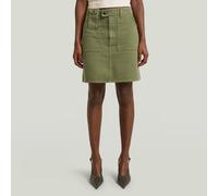 Short Cargo Skirt - Green - Women 28