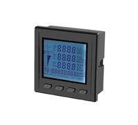 Short Case 3 Phase Power Meter Ampere Voltage Kwh Watt Var Power Factor Frequency Multifunction Meter