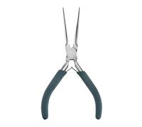 Short Chain Jewelry Pliers Flat Nose Jaw Pliers Wire Looping-Forming Jewelry Finding Making for-Loops Jump-Rings for Rings and Ball Professional Forming Rustproof Jump Rings- Bail Making Carbon Steel