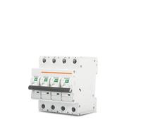 Short circuit protection circuit breaker isolator Mini Circuit Breaker AC MCB Short Overload Protector C Curve 35mm Din Rail Mount 30mA 1-4P 6-63A 220V 230V 50/60HZ(4P,20A)