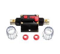 Short circuit protectors Circuit Breaker 12V DC 20A-100A AMP Car Audio Video Solar Inline Power Protection Circuit Breaker Fuse Holder Insurance Switch Safety (Color : 100a)