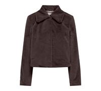 Short Coat in Teddy Faux Fur chocolate brown