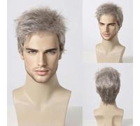 Short Copper Red Wigs for Men Synthetic Fluffy Natural Wig Heat Resistant Halloween Cosplay Wig Auburn Pixie Cut Wig-SS1001-5