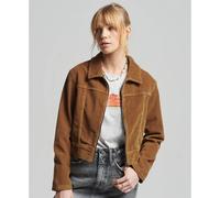 Short corduroy jacket for women Superdry Vintage Marron XL
