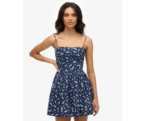 Short corset dress for women Superdry Cami Bleu XS