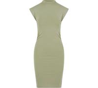 Urban Classics Tb7179 Short Sleeve Dress Green S Woman