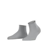Falke Womens Falke Cotton Touch Rolled-Cuff Stretch-Cotton-Blend Socks Silver Eur 35-38/2-5 UK Women