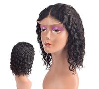 Short Curly Bob Wig, 13 * 4Inch Full Hd Lace Frontal Wigs With Fine Hair Brazilian Virgin Human Hair For Black Women,#Nc13*4-14inch
