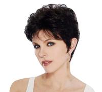 Short Curly Hair,Natuaral Synthetic Hair Full Hair Wig Shoulder Length Hair for Daily Party Cosplay Use Halloween Wigs for Women Cosplay Costume Party Hairpiece
