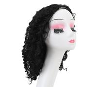 Short Curly Wig Fashionable High Temperature Resistant Fiber Wig Soft Bouncy Wig for Daily Wear Work Date