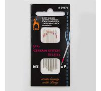 Short Darners Hand Sewing Needles - 45144, Grey
