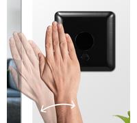 Short Distance Motion Sensor Wall Switch IR Hand Wave Infrared Flush Mount Black