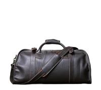 Short Distance Travel Genuine Leather Crossbody Travel Bag for Men's Top Layer Cowhide Large Capacity Casual Hand Luggage Bag