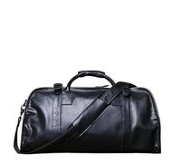Short Distance Travel Genuine Leather Crossbody Travel Bag for Men's Top Layer Cowhide Large Capacity Casual Hand Luggage Bag