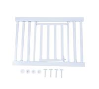 Short Dog Gate, Expandable Low Pet Gate, Pressure Mount, Easy Step Over, Indoor Dog Gates for Doorways and Staircases, Adjustable and sturdy Carbon Steel Construction (Small)