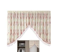 Short Door Drape Bohemian Flora Sunlight Shadel