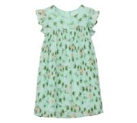 Short Dress with Ruffled Sleeves and Front Panel for Girl s.Oliver Turquoise 6 years