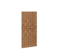 Short Dressing Screen Room Divider 4/5/6 Panel Folding Room Divider, Hand Woven Wicker For Living Room, Bedroom And Office(Color-2,80X40CM-4 piece)