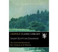 Short Egyptian Grammar