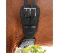 Short elastic leather saddle strap Waldhausen