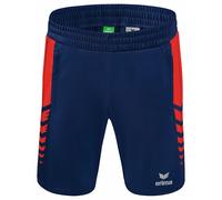 Erima Men's Six Wings Worker Casual Shorts,New Navy/Red, M
