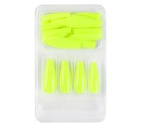 Short False Nails Europe And America Full Coverage Nails For Ladies And Girls 24 Pieces Long With Glue Glue on Nails (L, One Size)