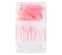 Short False Nails Europe And America Full Coverage Nails For Ladies And Girls 24 Pieces Long With Glue Glue on Nails (F, One Size)