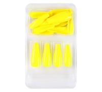Short False Nails Europe And America Full Coverage Nails For Ladies And Girls 24 Pieces Long With Glue Glue on Nails (K, One Size)
