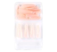 Short False Nails Europe And America Full Coverage Nails For Ladies And Girls 24 Pieces Long With Glue Glue on Nails (D, One Size)