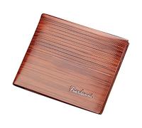 Short Fashion Simple Embossed Wallets with Cards Practical Gift for Father's Day Mobile Phone Cases Wallets, brown, standard size