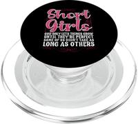 Short Girls God Only Lets Things Grow Until Perfect PopSockets PopGrip for MagSafe