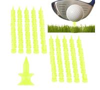 Short Golf Tees - 50/100 Pieces Reusable & Portable for Men & Women | Reusable Accessories to Improve Golf Training | Great for Training, Field, Lathe