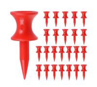 Short Golf Tees,Professional Golf Tees,25pcs Double Layer Golf Supplies Tees, 31mm Wheel Type Double Layer Shockproof Golf Tees for Men and Women,